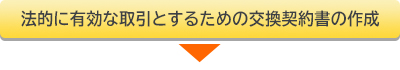 法的に有効な取引とするための交換契約書の作成